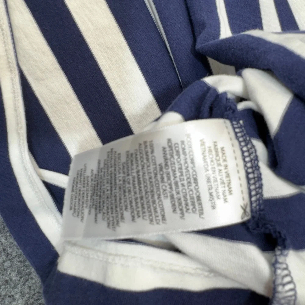 Polo Ralph Lauren T-Shirt Mens XXL Blue White Striped Pony Logo Classic Fit